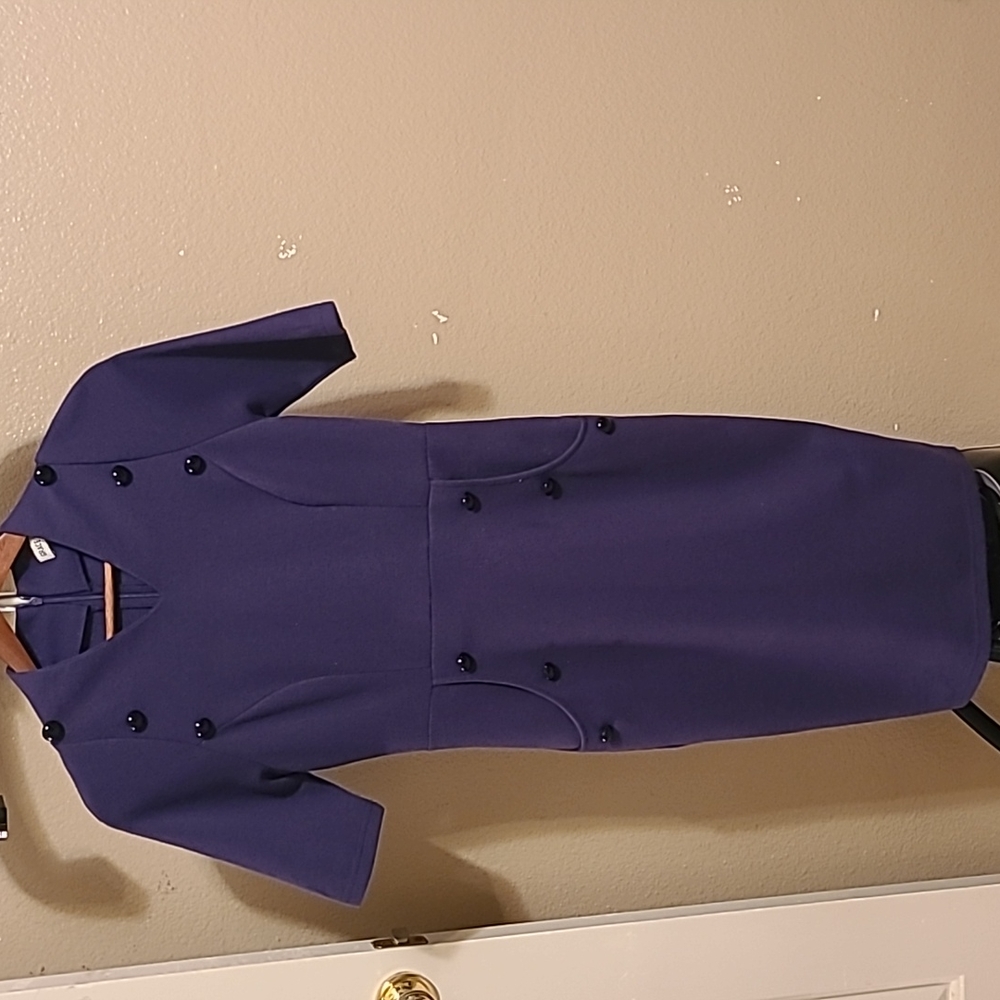Purple Fitted Dress